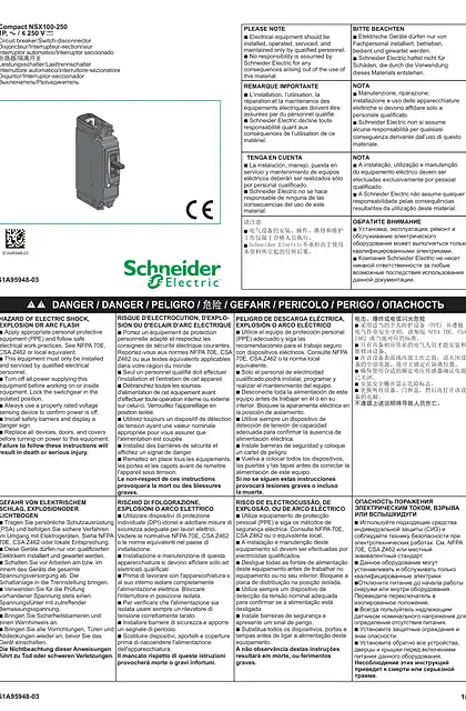 schneider施耐德Compact NSX100-250 1P AC_DC